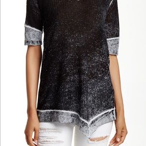 NWT Cullen V-neck waffle tunic - cotton linen, S